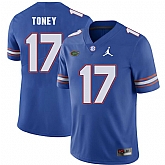 Florida Gators 17 Kadarius Toney Blue College Football Jersey Dzhi,baseball caps,new era cap wholesale,wholesale hats